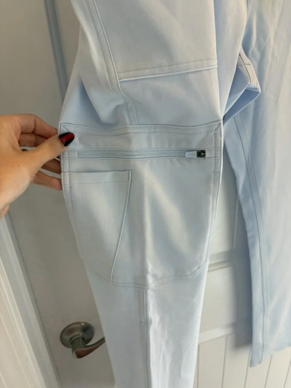 Figs CAIRO Scrub Pants In Pale Blue Size XLR 36” X 30”